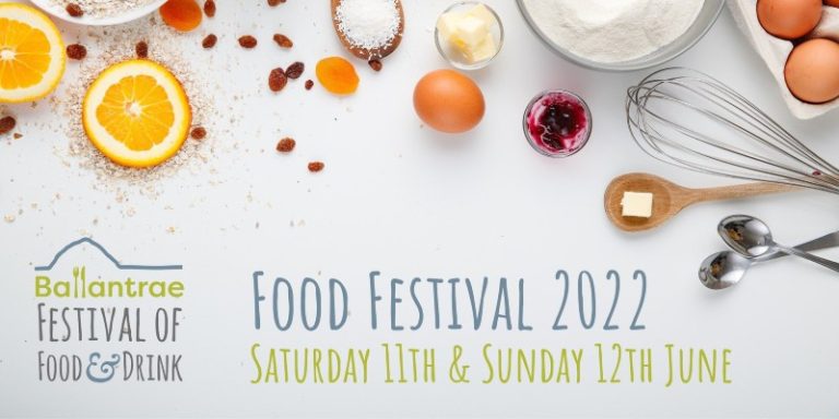 Ballantrae food and drink festival poster