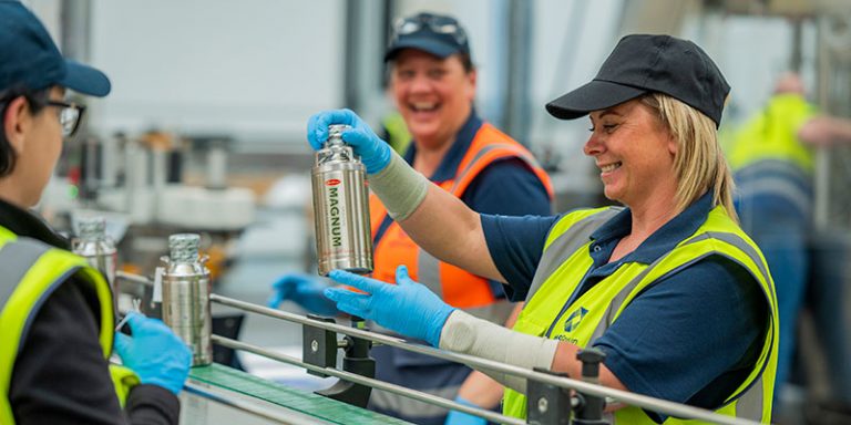 Bottling production line